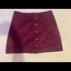 Old navy purple mini skirt